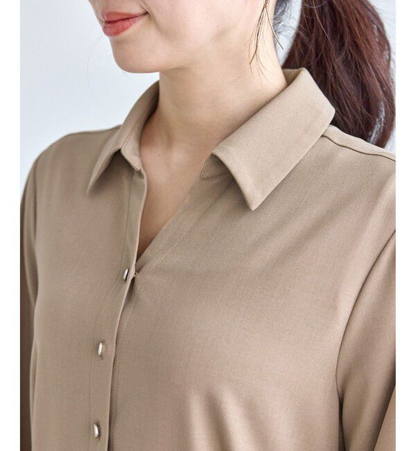 Rope&rsquo;Picnic「リボンシャツワンピース」|ワンピース|