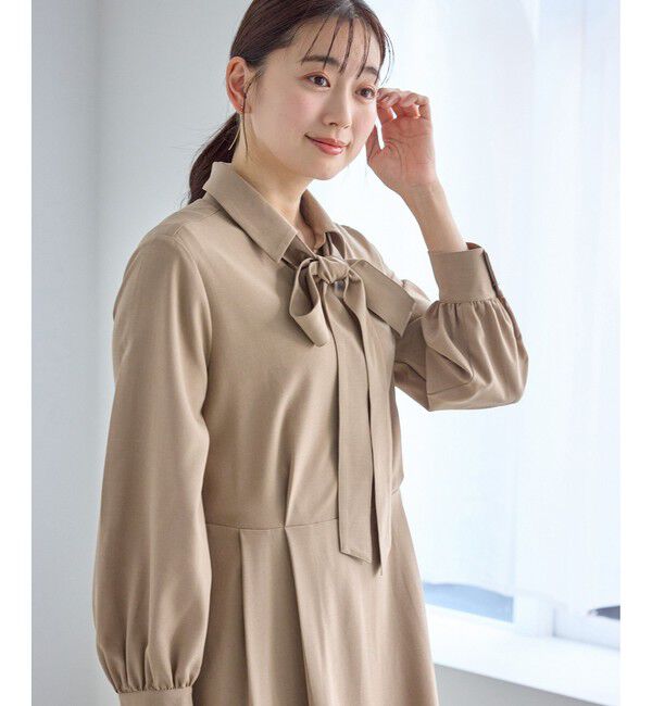 Rope&rsquo;Picnic「リボンシャツワンピース」|ワンピース|