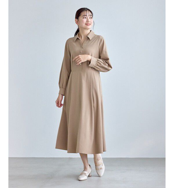 Rope&rsquo;Picnic「リボンシャツワンピース」|ワンピース|