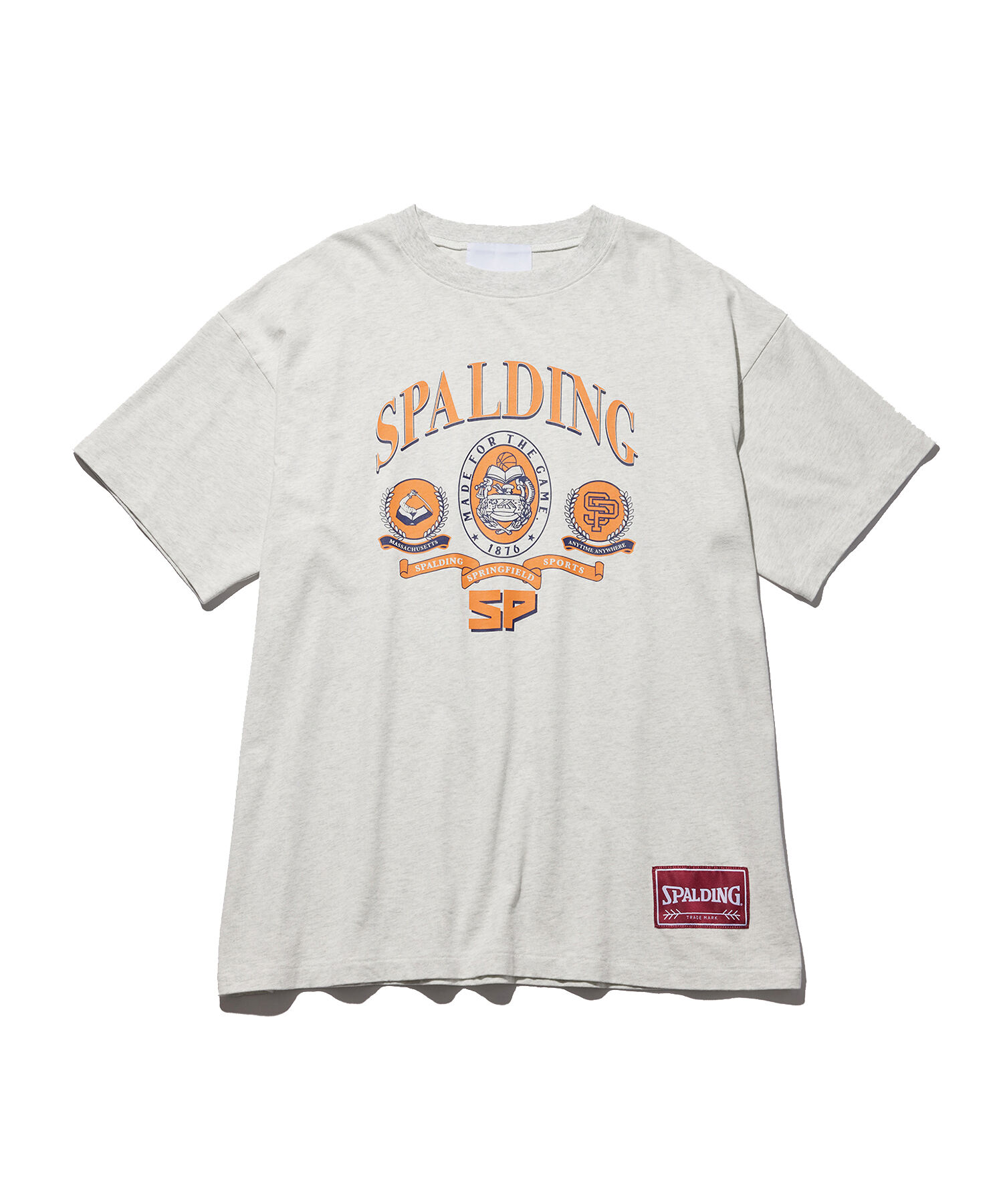 ADAM ET ROPE'「《別注》【SPALDING/スポルディング】COLLEGE BASKETBALL CLUB LIKE DESIGN TEE / UNISEX」|Tシャツ・カットソー|