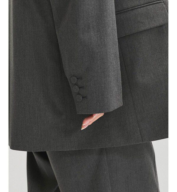 ADAM ET ROPE'「【サステナブル】・【オケージョン】ダブルブレストジャケット」|テーラードジャケット|