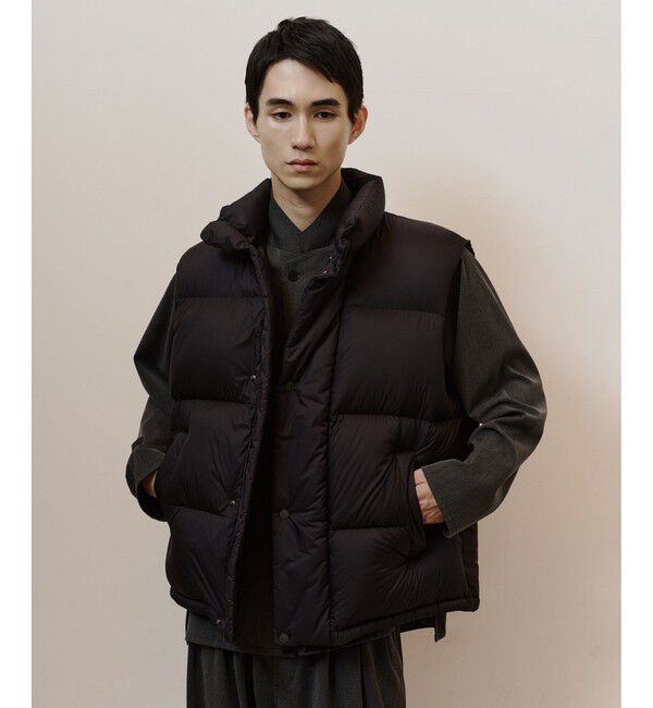 ADAM ET ROPE'「【ACT_81 Monta】超軽量 ボリューム ダウンベスト」|ダウンベスト・ベスト|