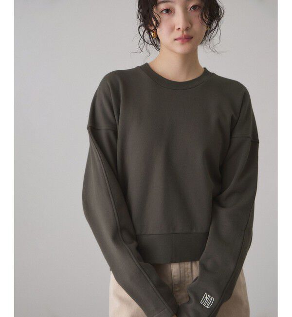 ADAM ET ROPE'「【サステナブル】ロゴフォルムスウェット」|スウェット・ジャージ|