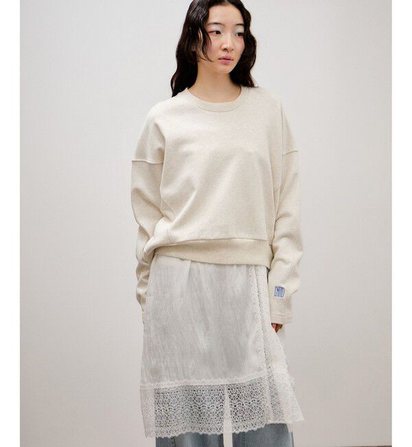 ADAM ET ROPE'「【サステナブル】ロゴフォルムスウェット」|スウェット・ジャージ|
