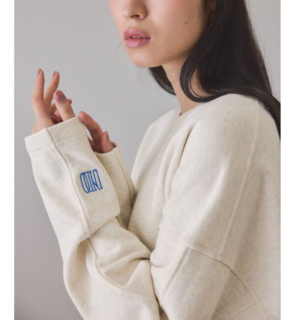 ADAM ET ROPE'「【サステナブル】ロゴフォルムスウェット」|スウェット・ジャージ|