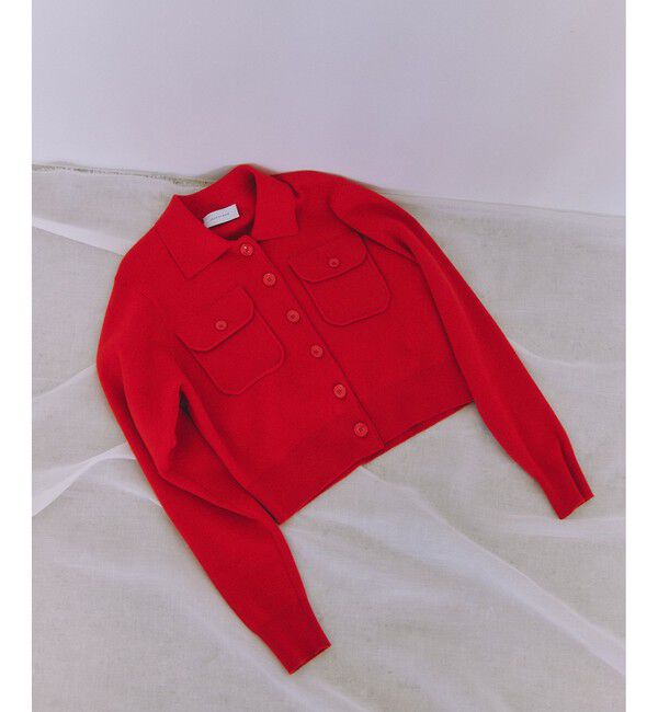 ADAM ET ROPE'「コットンカシミヤポケットカーディガン」|カーディガン|