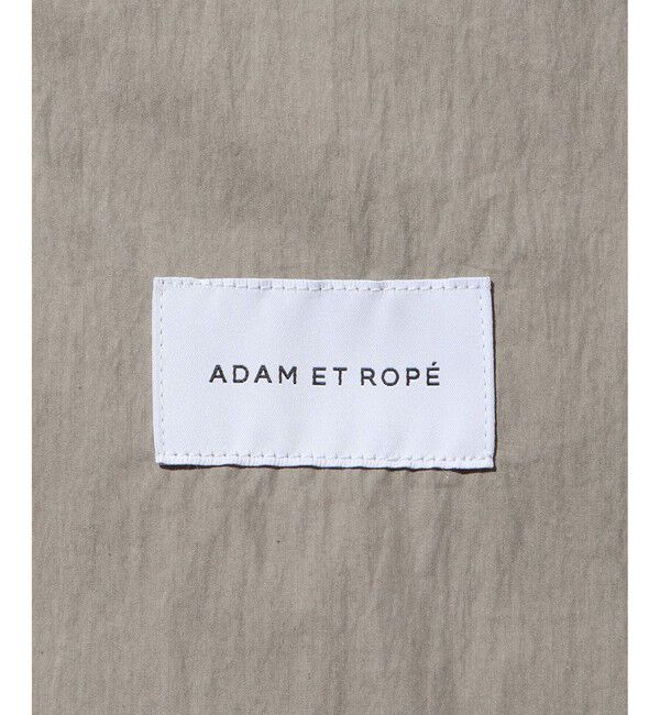 ADAM ET ROPE'「ナイロンタッサー ショートモッズコート / ロングシーズン着用可能」|ミリタリー・モッズコート|
