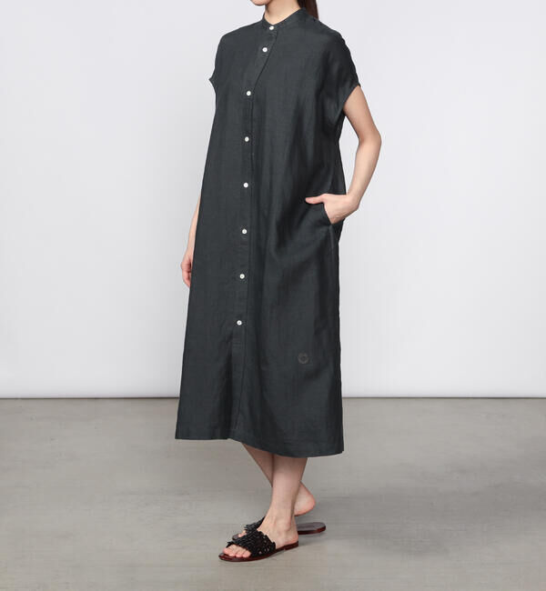 ORCIVAL「ORCIVAL | リネン フレンチスリーブ シャツワンピース WOMEN」|ワンピース|