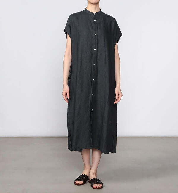 ORCIVAL「ORCIVAL | リネン フレンチスリーブ シャツワンピース WOMEN」|ワンピース|