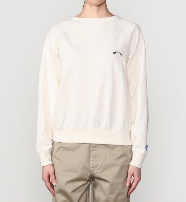 ORCIVAL「ORCIVAL | コットン裏毛 ボートネックプルオーバー WOMEN」|スウェット・ジャージ|