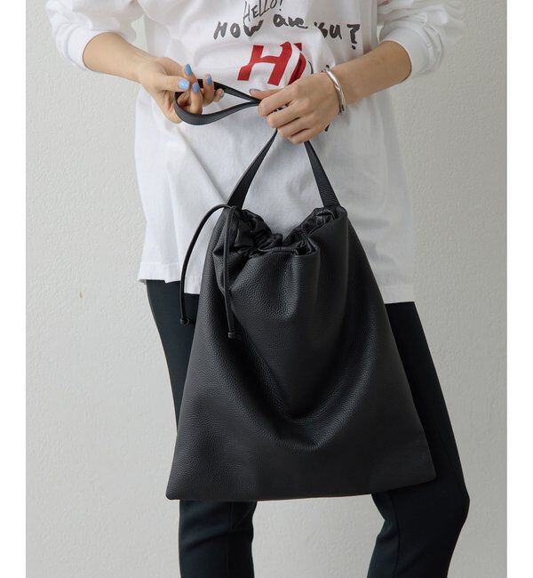 Hoaw.「【Hoaw.】ギャザーショルダーバッグ」|トートバッグ|