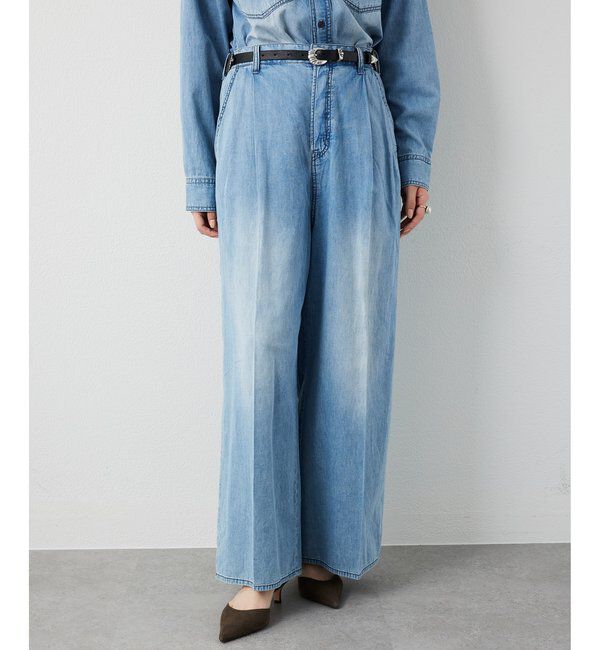  「ライトオンスデニムパンツ」|デニム|インディゴブルー
