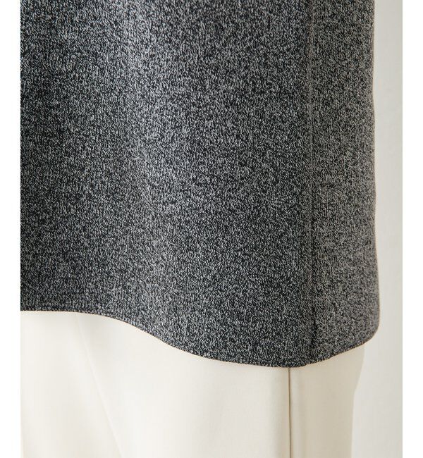 Drawing Numbers「【Drawing Numbers】ポロカラーノースリーブワイドニット」|ニット・セーター|