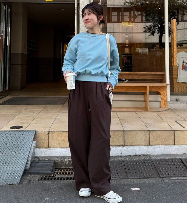  「【インフルエンサー@asamin企画】レイヤード風スウェット」|Tシャツ・カットソー|