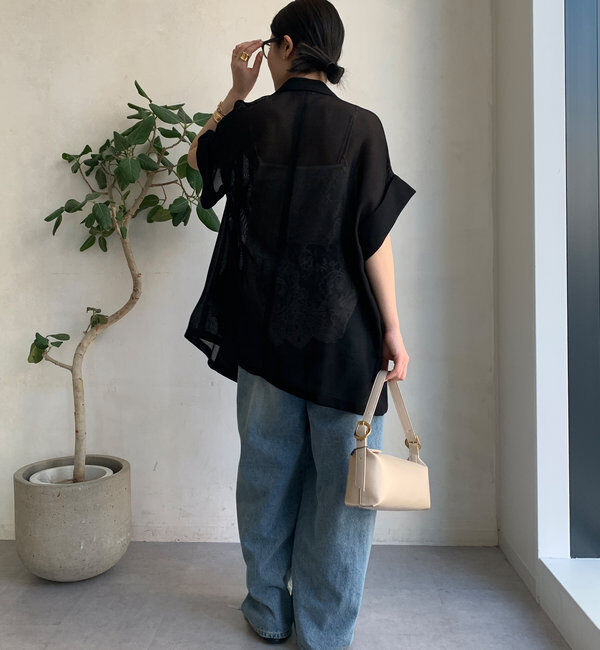  「メッシュ半袖ジャケット」|テーラードジャケット|