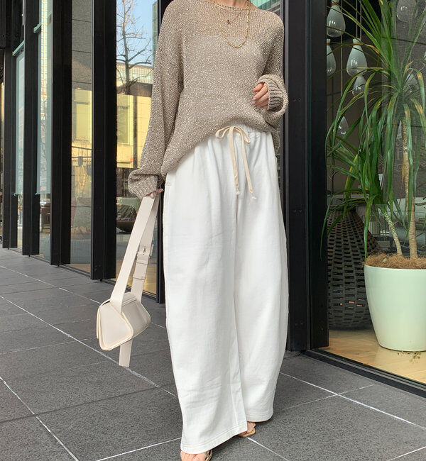  「ドロストスウェットパンツ」|チノ|