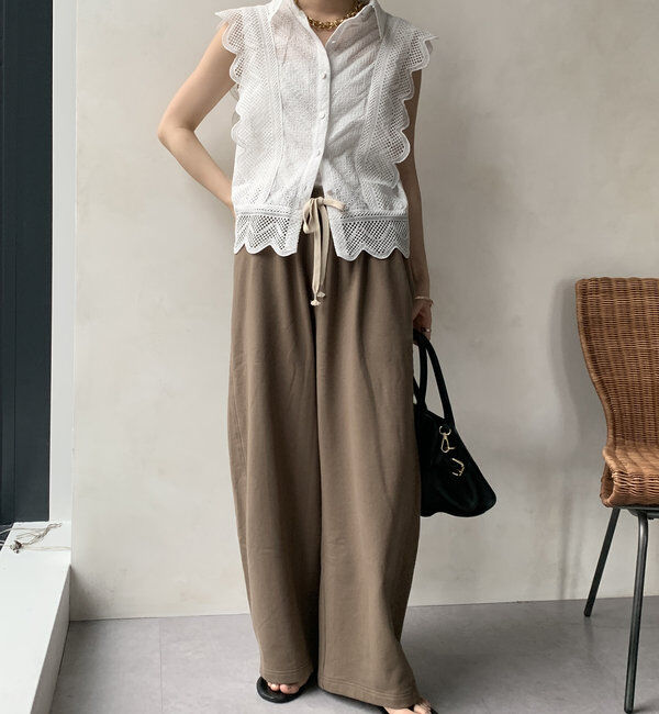  「ドロストスウェットパンツ」|チノ|