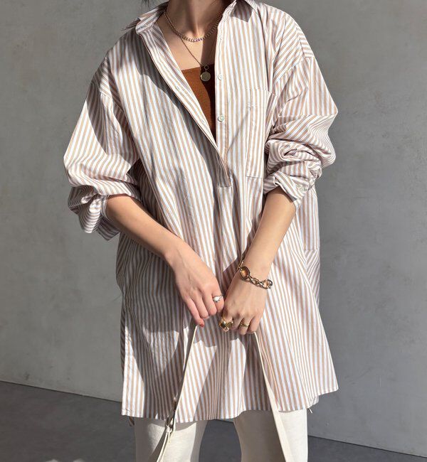  「DD刺繍チュニックシャツ」|シャツ・ブラウス|