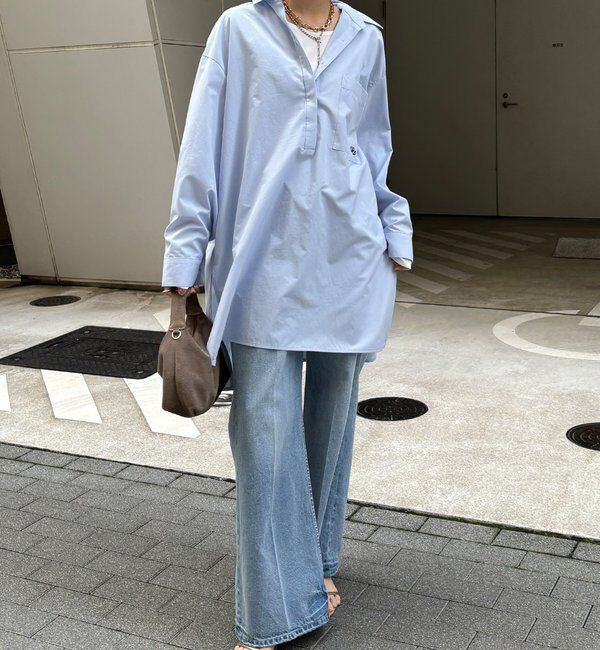  「DD刺繍チュニックシャツ」|シャツ・ブラウス|