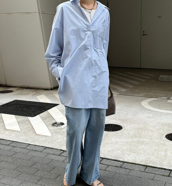  「DD刺繍チュニックシャツ」|シャツ・ブラウス|