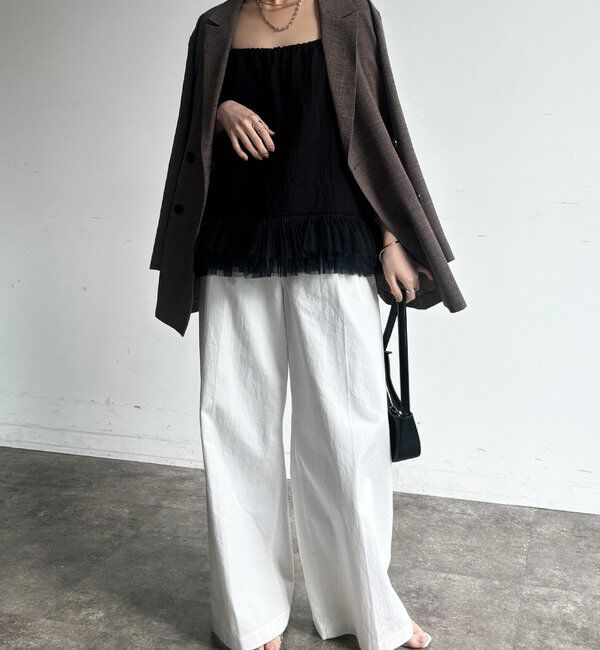  「マルチWAYフリルトップス」|シャツ・ブラウス|