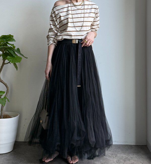  「マルチボーダーオフショルTEE」|Tシャツ・カットソー|