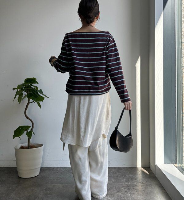  「マルチボーダーオフショルTEE」|Tシャツ・カットソー|