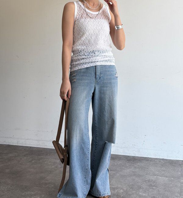  「レースタンク」|Tシャツ・カットソー|