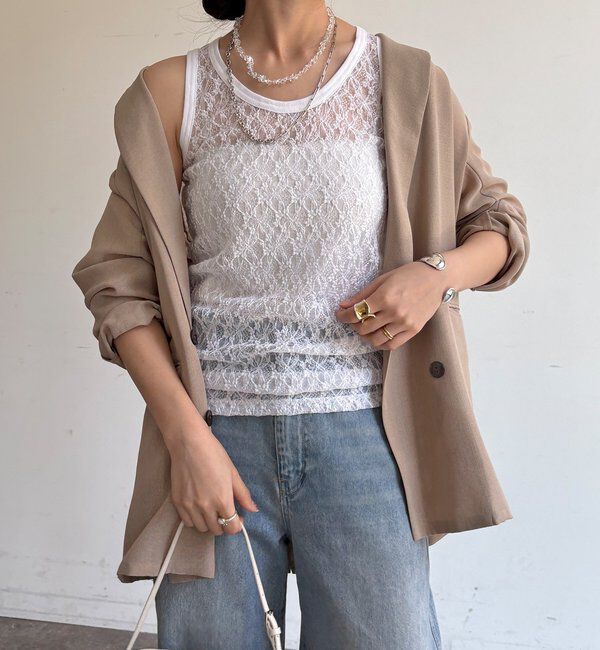  「レースタンク」|Tシャツ・カットソー|