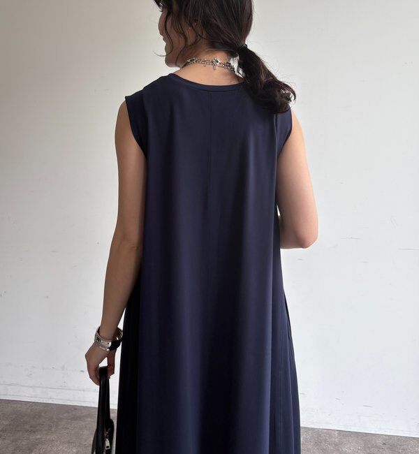  「シルケットスムースフレアカットワンピース」|ワンピース|