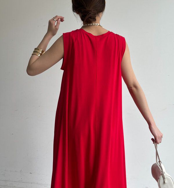  「シルケットスムースフレアカットワンピース」|ワンピース|