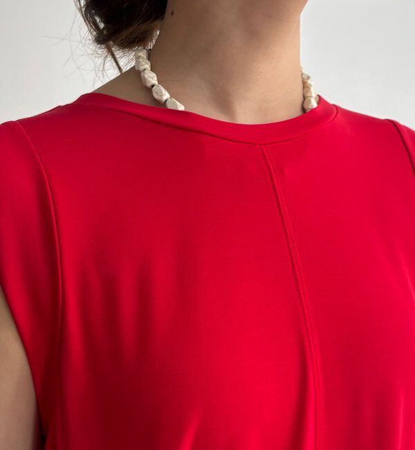  「シルケットスムースフレアカットワンピース」|ワンピース|