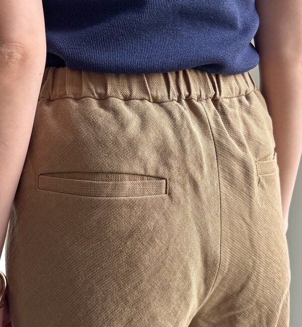  「リネンバイヤスパンツ」|チノ|