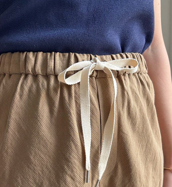  「リネンバイヤスパンツ」|チノ|