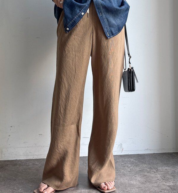  「リネンバイヤスパンツ」|チノ|