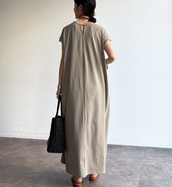  「【WEB限定】クール天竺フレンチスリーブワンピース」|ワンピース|