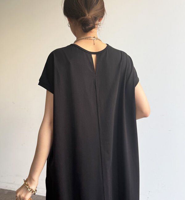  「【WEB限定】クール天竺フレンチスリーブワンピース」|ワンピース|