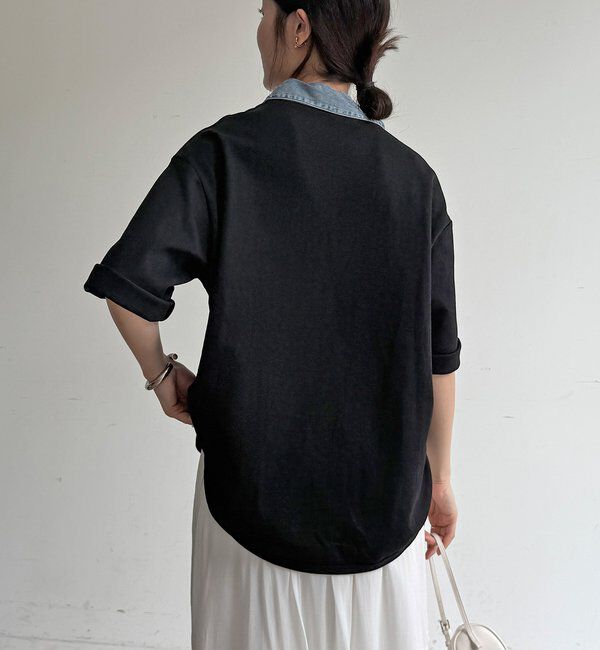  「【WEB限定】ダンガリードッキングトップス」|Tシャツ・カットソー|