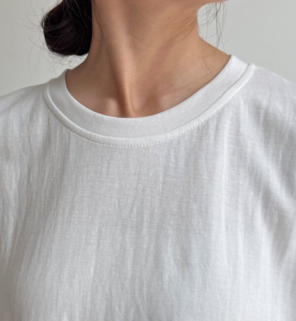  「【WEB限定】バックメッシュ切替トップス」|Tシャツ・カットソー|