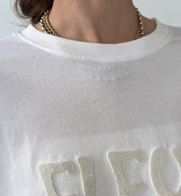  「【WEB限定】7分袖芝生刺繍ロゴTEE」|Tシャツ・カットソー|