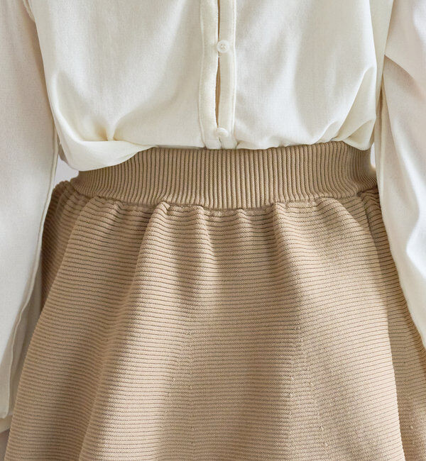  「【2WAY】バルーンニットミニスカート」|スカート|