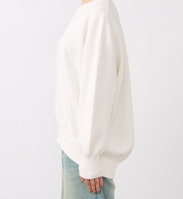  「【セットアップ対応】コットンスムースラウンドヘムニット」|ニット・セーター|