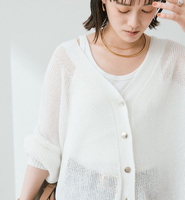  「【レイヤードスタイルに◎】ミニマルテレコタンク」|キャミソール|