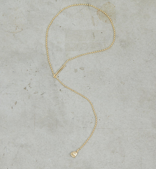  「ボールチェーンフックネックレス」|リング|