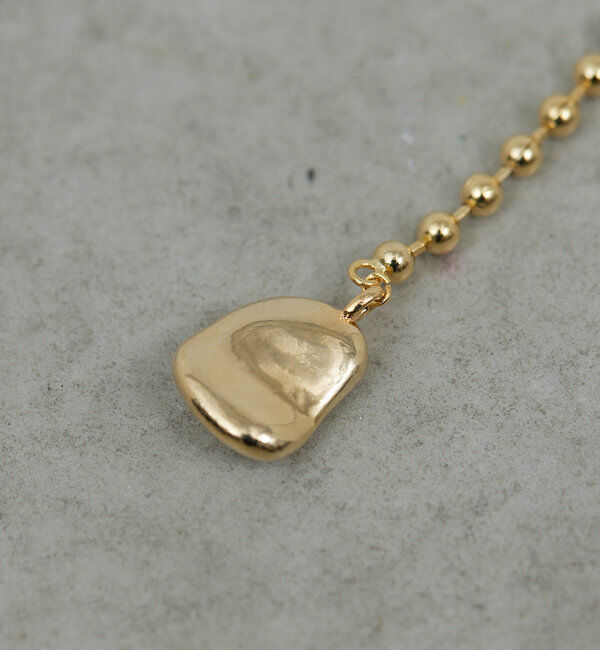  「ボールチェーンフックネックレス」|リング|