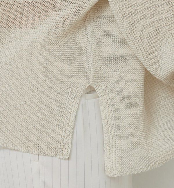  「ペーパーヤーンメッシュニット」|ニット・セーター|