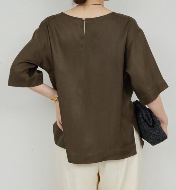  「【セットアップ対応】キュプラTeeブラウス」|シャツ・ブラウス|