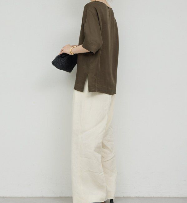  「【セットアップ対応】キュプラTeeブラウス」|シャツ・ブラウス|