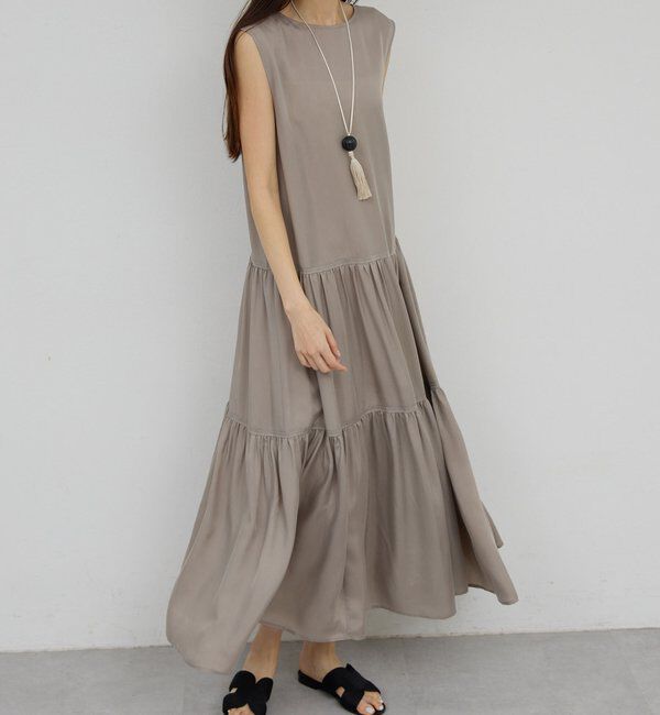  「ティアードノースリワンピース」|ワンピース|