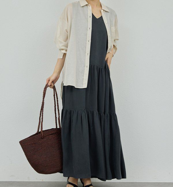  「ティアードノースリワンピース」|ワンピース|